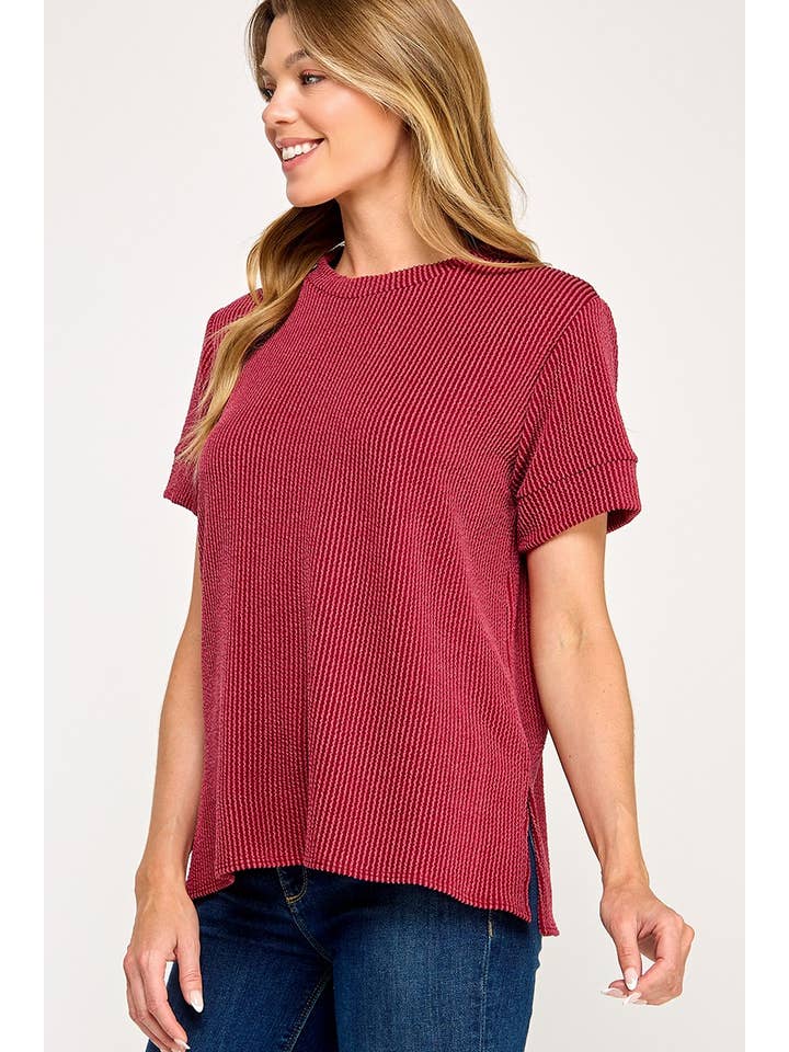 Vanilla Monkey – Engroshandel Strikket top - Dame – Krøllet Ribtop8