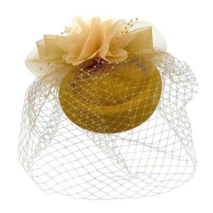 Fascinator-Stirnband mit floralem Perlenmuster für den Großhandel von Shopping2help