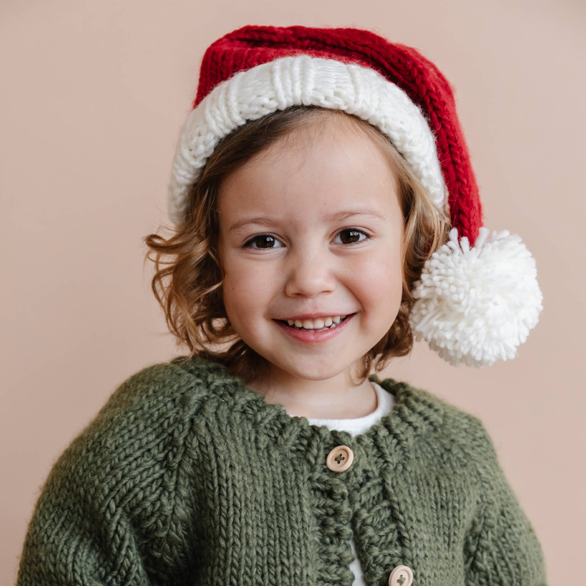 The Blueberry Hill – wholesale Beanie – Kids – Nicholas Santa Hat Kids Baby Christmas Holiday Gift1