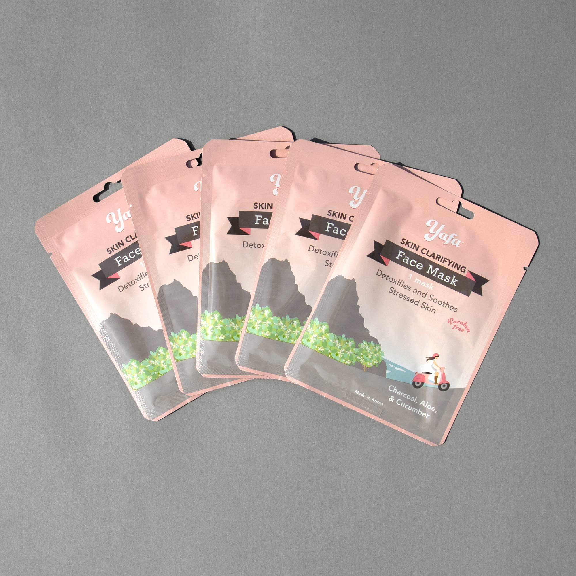 Yafa Beauty - Wholesale Skincare Face Mask - Yafa Charcoal Face Sheet Mask3