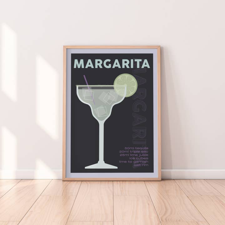 Margarita Cocktail Recipe Print for wholesale by Alaina Creates