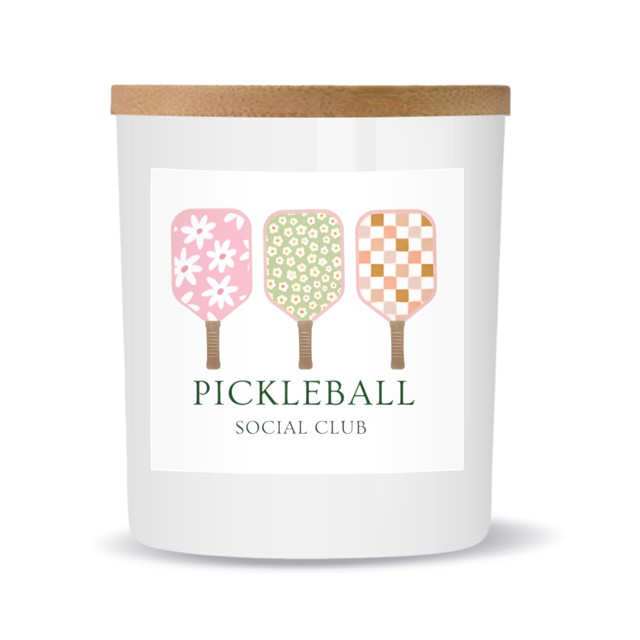 Orglamix - Wholesale Jar/Filled Candle - Pickleball Gift | Candle For Pickle Lover, Mom - Social Club0