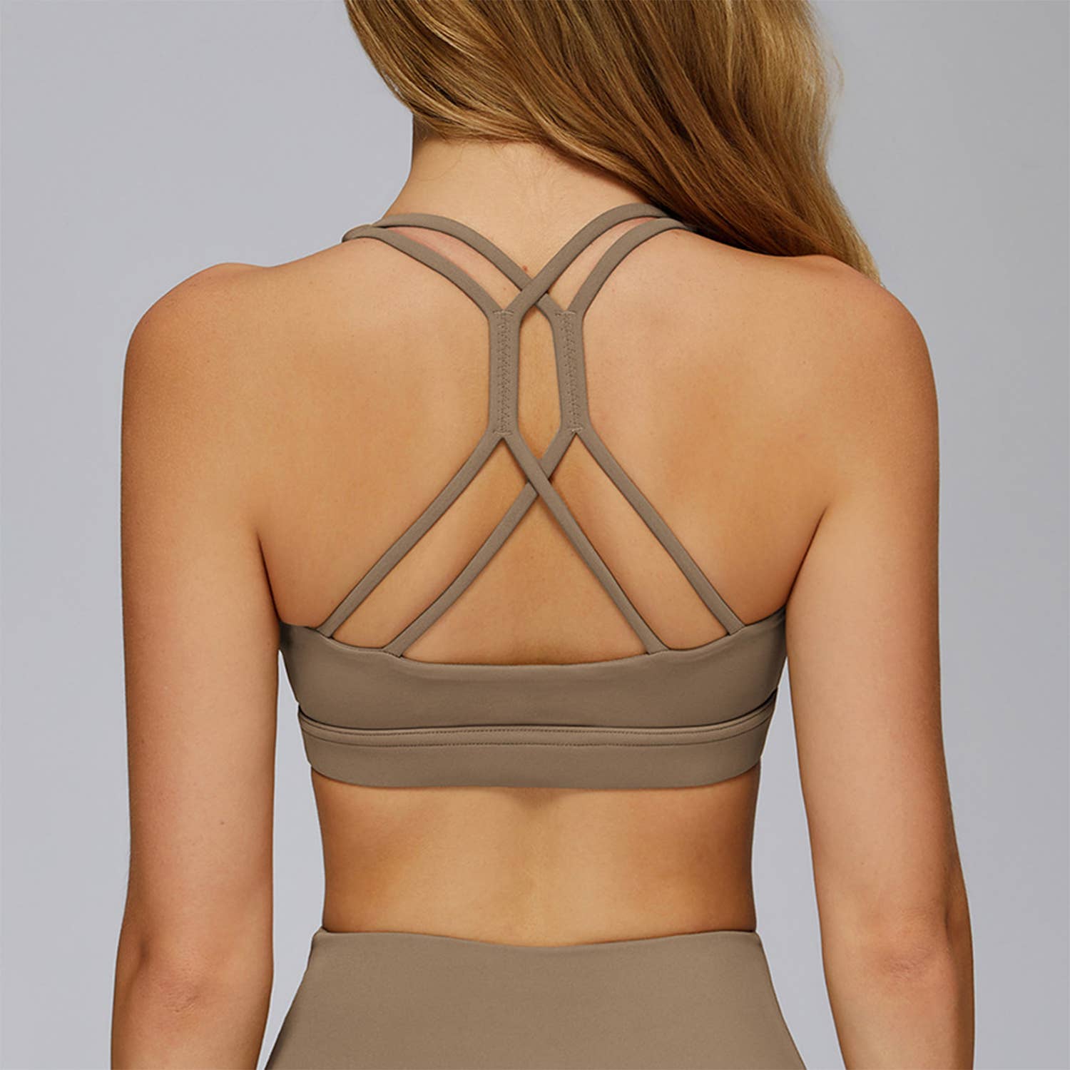 Crave by FW - Wholesale Sports Bra - Women's - Cross Back Strappy Athletic Bras with Removable Pads12
