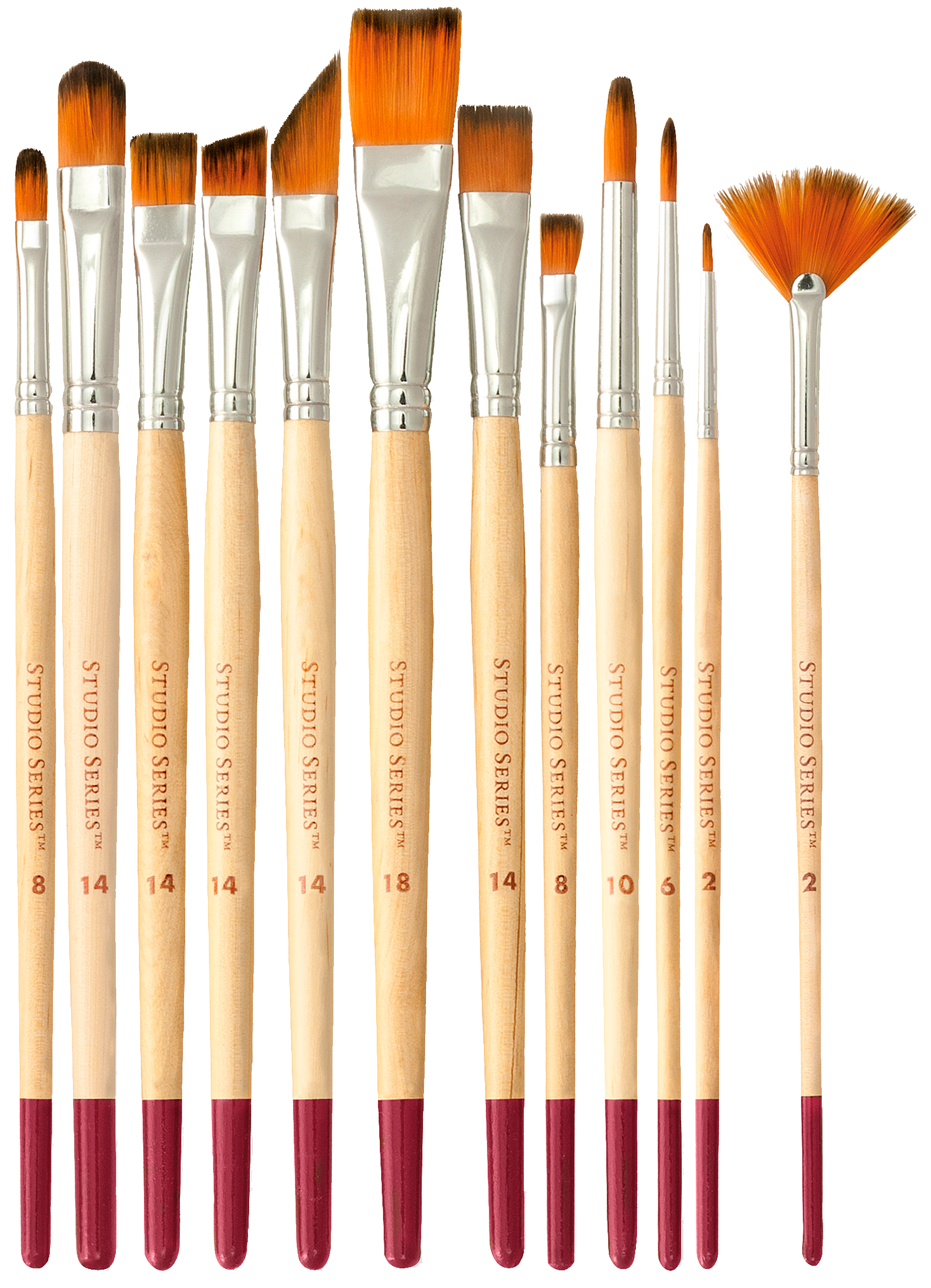 Peter Pauper Press - Wholesale Paint/Wax Brush - Studio Series Artist's Paintbrush Set7