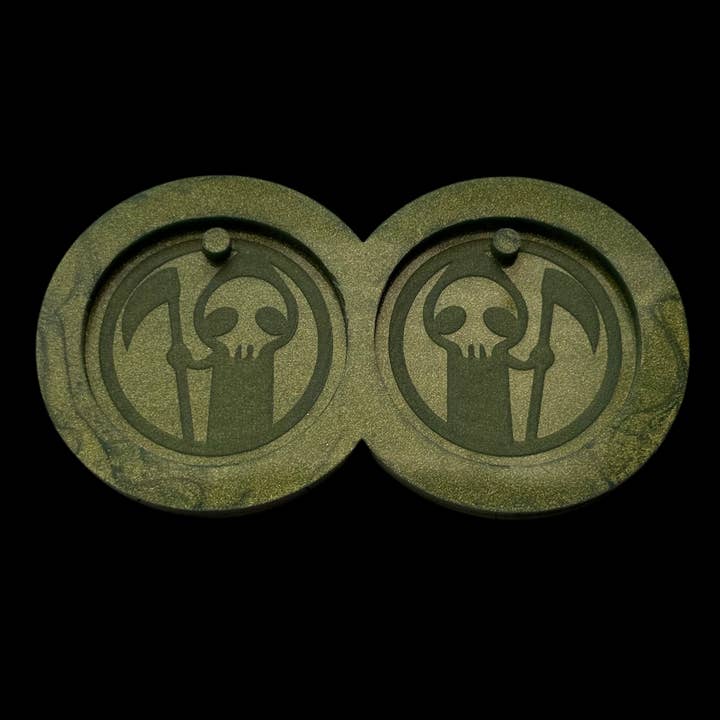 Moule de boucles d'oreilles Faucheuse pour la vente par KCRESINSHOP