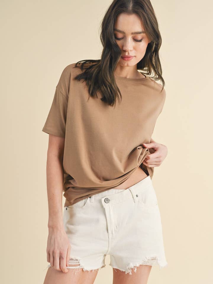 Wishlist Apparel – Großhandel Strickoberteil – Damen – DOLMAN STRICKOBERTEIL MIT BOOTSAUSSCHNITT//WL24-88434