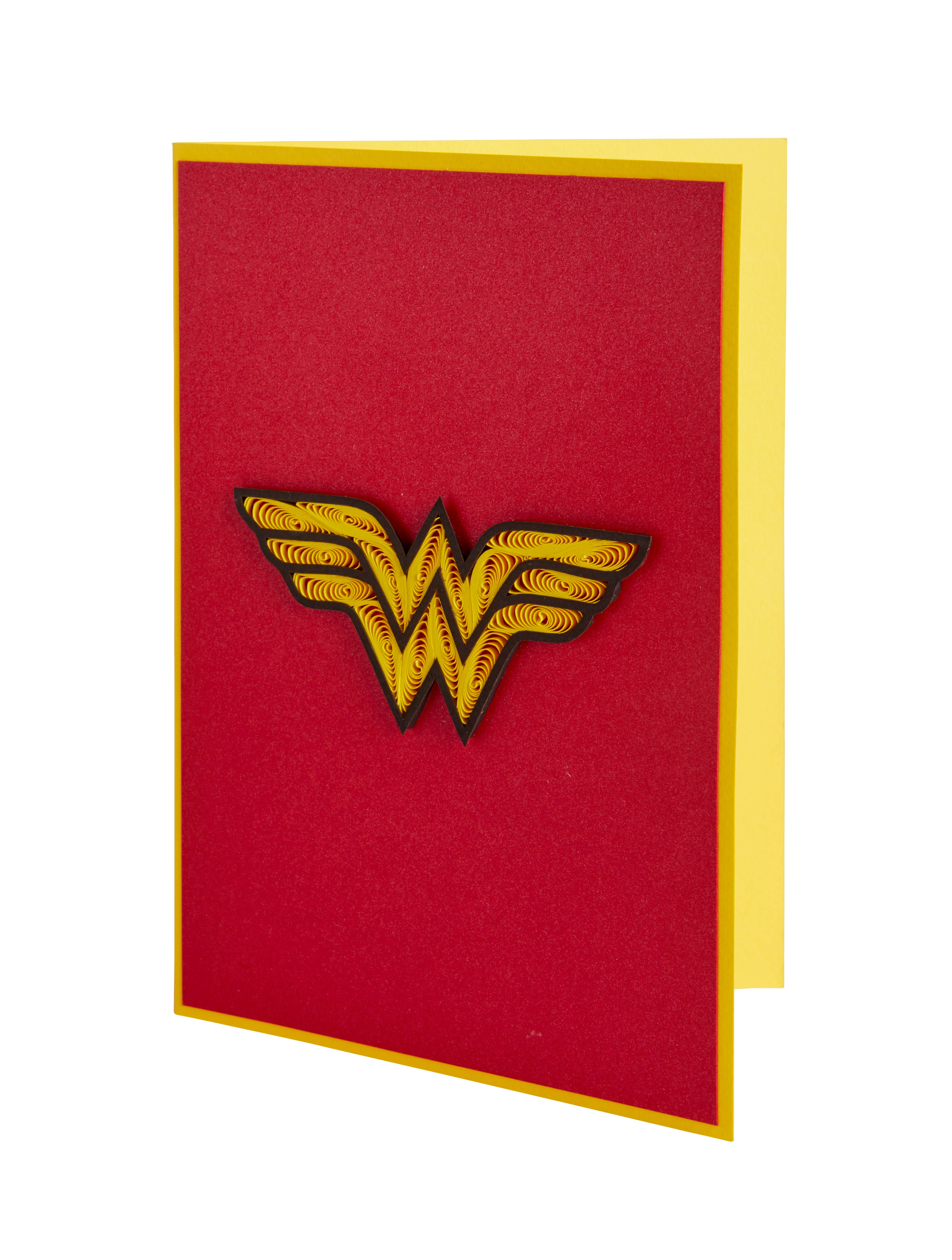 Insight Editions - #1 Pop Culture Publisher - Wholesale Everyday Greeting Card - Wonder Woman Quilled Card0