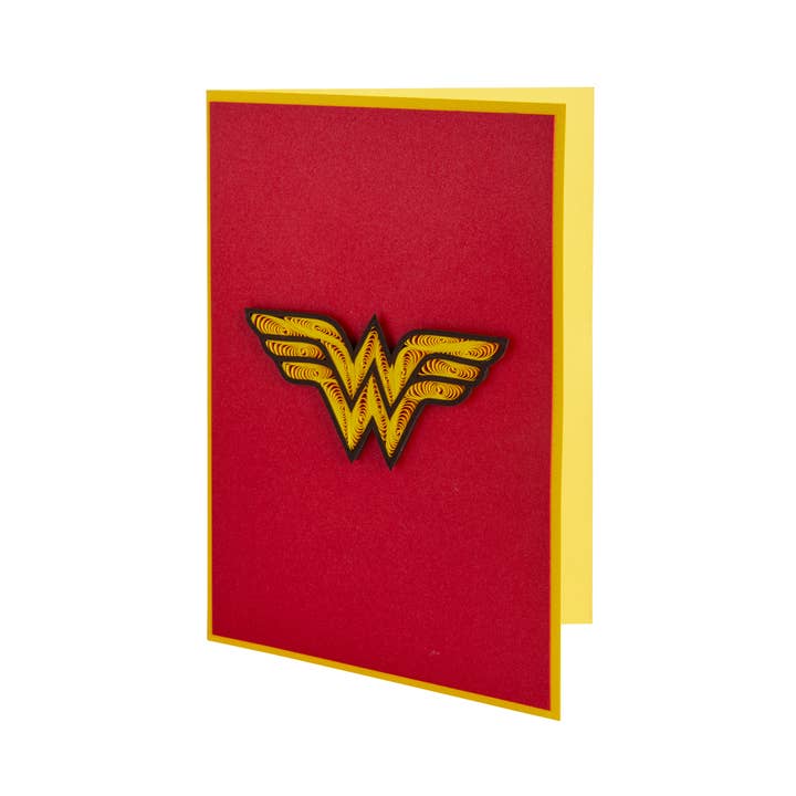 Insight Editions - #1 Pop Culture Publisher - Wholesale Everyday Greeting Card - Wonder Woman Quilled Card