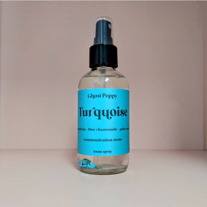 Spray d'ambiance turquoise pour la vente par Ghost Poppy