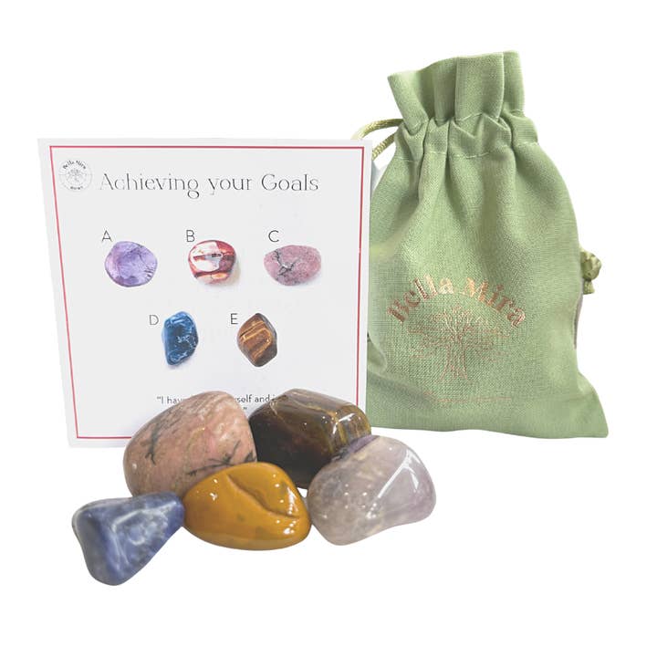 Achieving Your Goals Crystal Healing Pack for wholesale by BellaMira Home