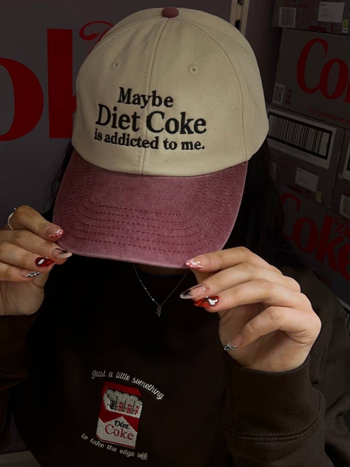 Diet Coke Cap for wholesale by Peachy Threads