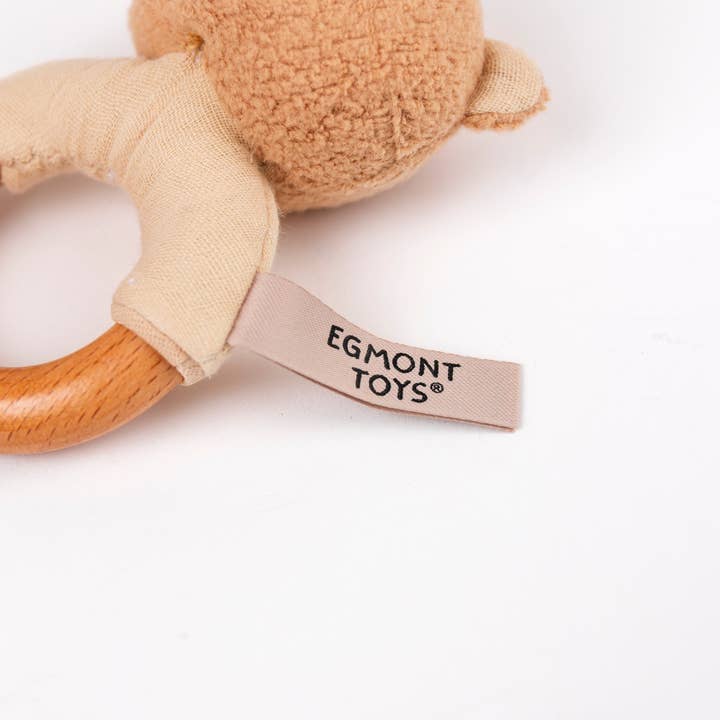 Egmont - Wholesale Handheld Rattle - Baby - Marcel Bear Wood Rattle6