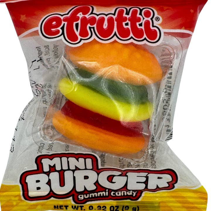 Martin's Country Store LLC - Wholesale Gummy - Gummy- (Efrutti) Mini Burger 60ct Display