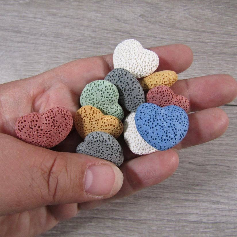 Keystone Crystals - Wholesale Spiritual Stone/Crystal - Lava Stone Heart – Volcanic Healing Crystal for Retail 1