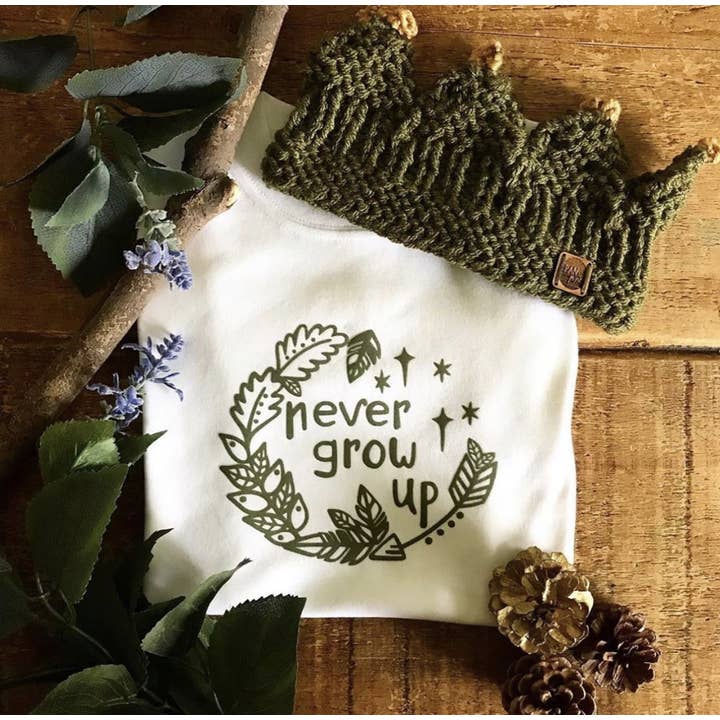 Never Grow Up - Kids Tshirt for wholesale by Sophia & The Fox