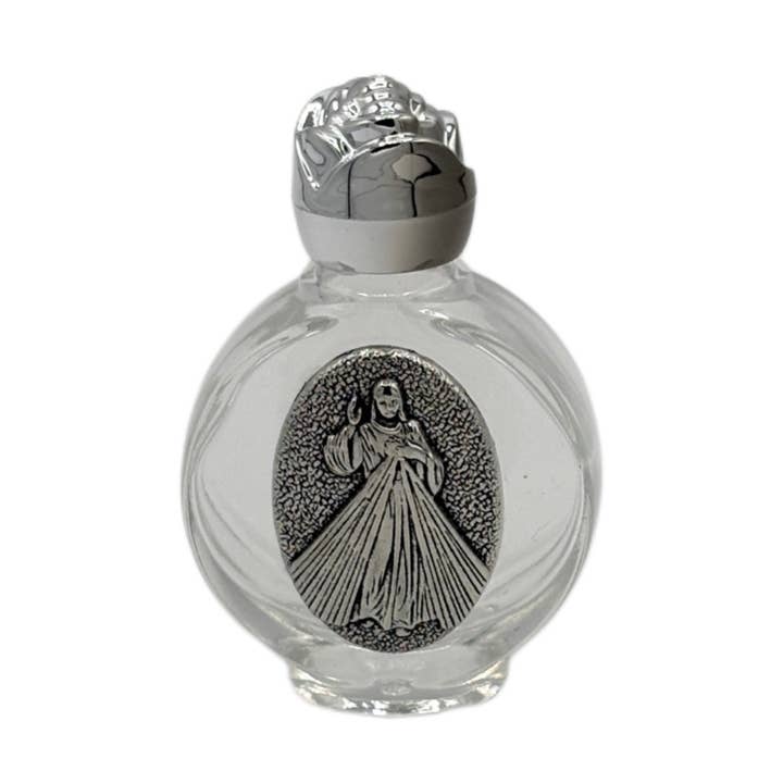 Oremus Mercy – wholesale Reseflaska och behållare – Helig Vattenflaska - Gudomlig Barmhärtighet med Roslock 2,5"0