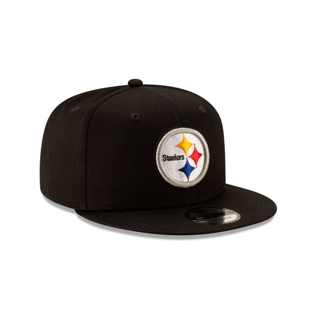 Rat City Skate Shop – wholesale Keps med platt skärm – Unisex – Pittsburgh Steelers 9fifty New Era Svart Snapback-keps