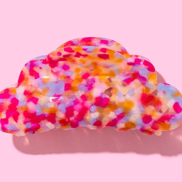 Taylor Elliott Designs - Wholesale Haarclip - Kinderen - Kleurrijke Sint-jakobsschelp Klauwclip - Min. 4 (CC-30)