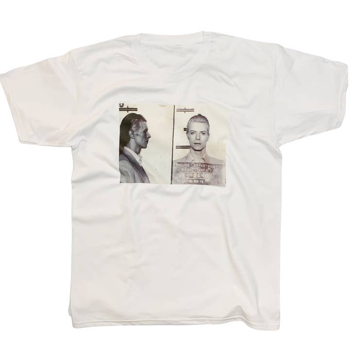 ZZZEBRAAA LIMITED - Wholesale Screen Printed T-Shirt - Unisex - Mugshot Iconic Aesthetic White or Black T-Shirt