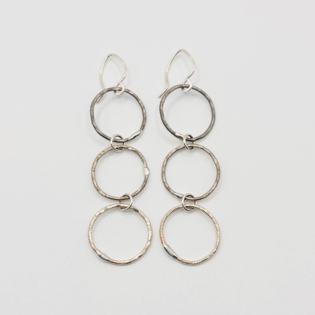 Middle Sister Designs - Wholesale Dangle Earrings - Triple Circle Dangle Earrings1