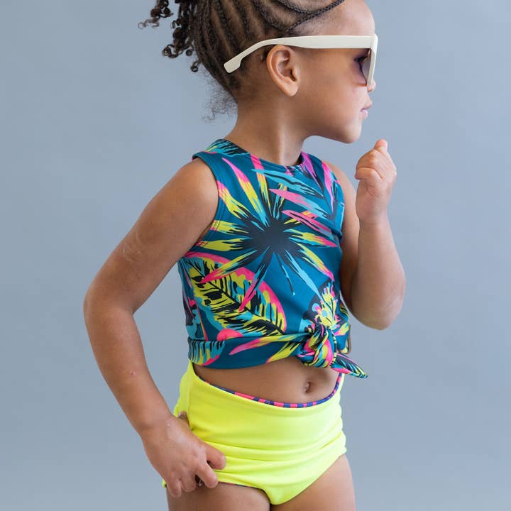 Camiseta sin mangas de natación Allie - Island Party para venta al por mayor de MINI Street