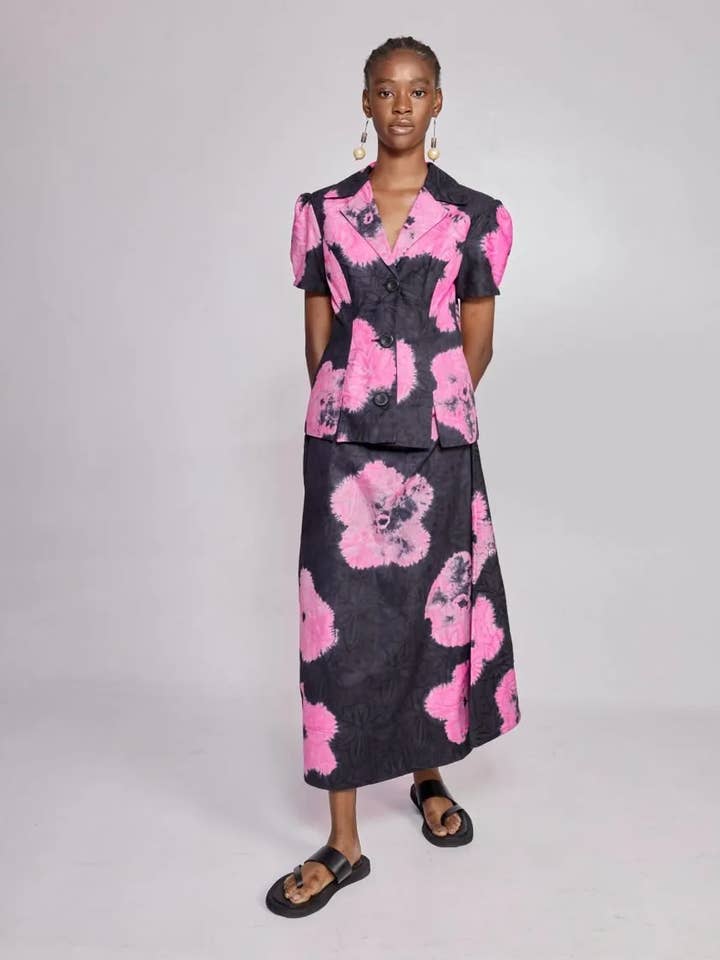 Lou Skirt Suit for wholesale by Abiola Olusola