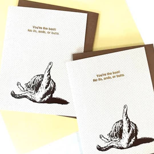 Smitten Kitten – Cartão de amor por atacado – És o/a Melhor! Sem Ses, Mas ou Rabos Cartão2