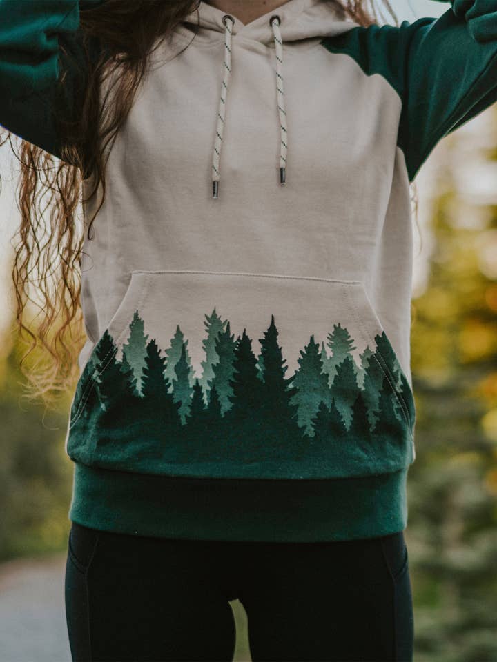 Happy Earth - Wholesale Hoodie – Unisex - Fading Forest Hoodie1