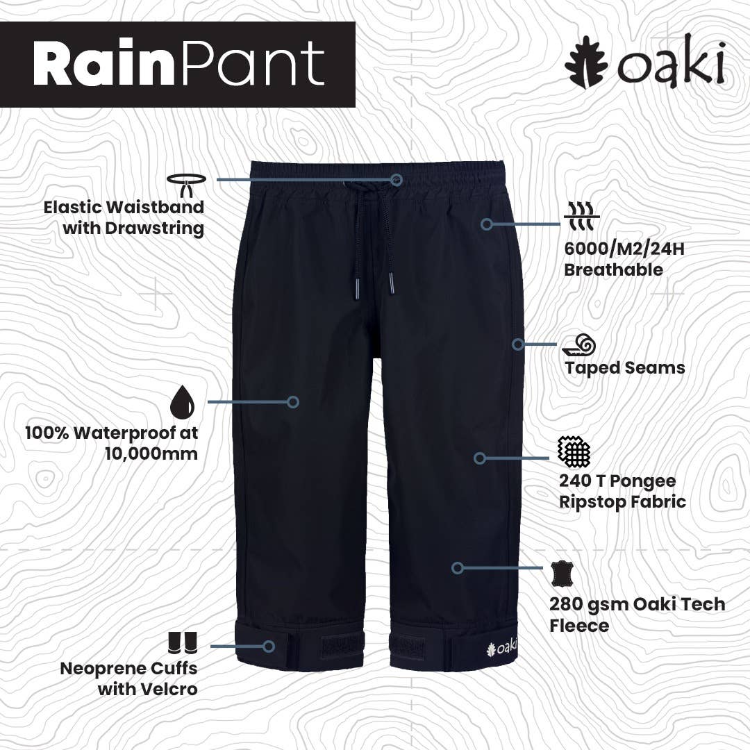 Oaki - Vente Pantalon – femme - Pantalon de pluie/neige doublé en polaire (adulte)6