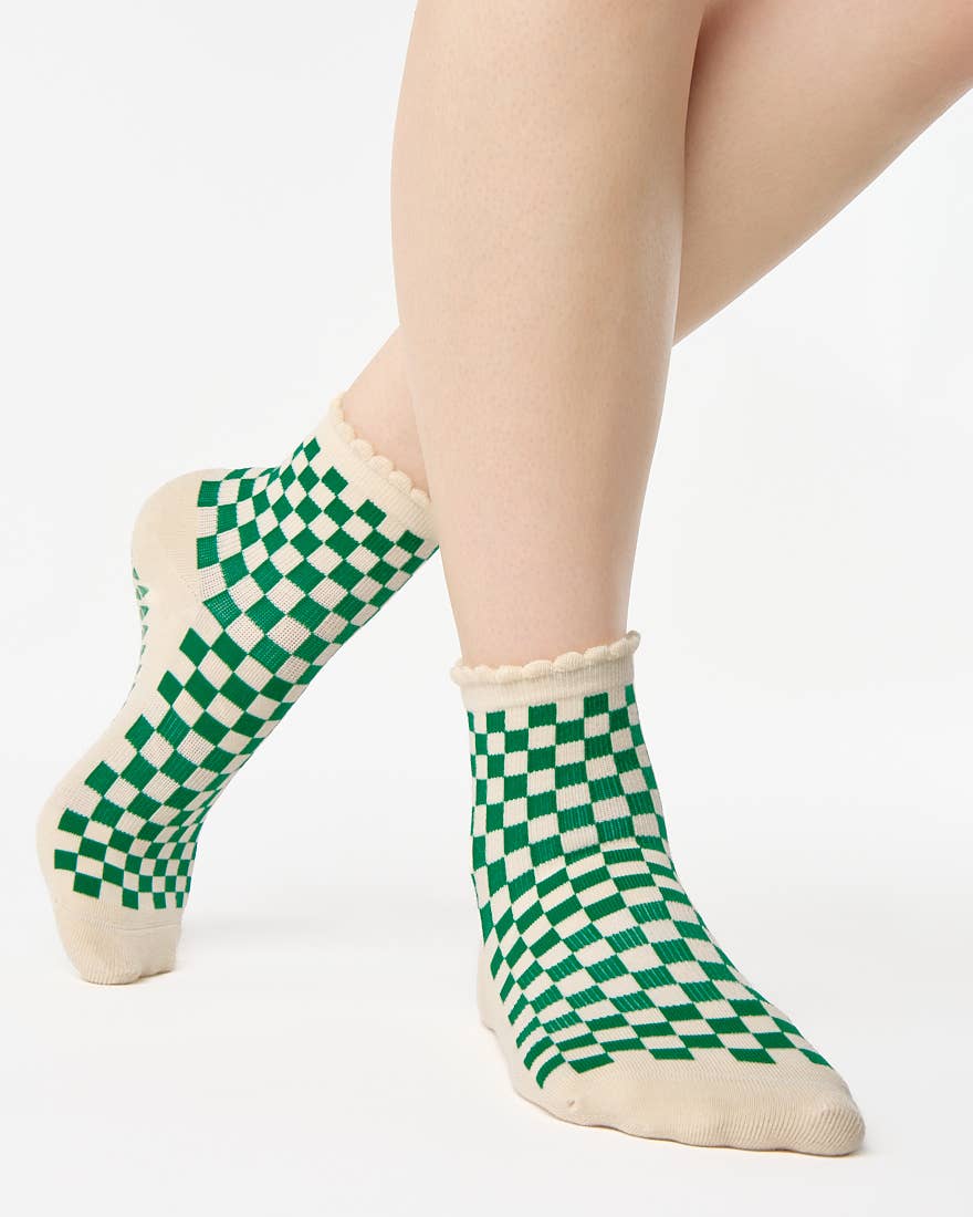 Pointe Studio – Großhandel Socken – Damen – Damen-Ankle-Socken Annie mit Anti-Rutsch-Griff aus Baumwollmischung für Pilates und Barre4