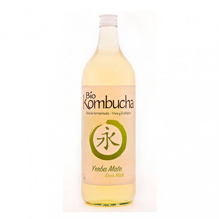 BioKombucha - Venta al por mayor Kombucha - Bio Kombucha Yerba Mate 1L Vidrio