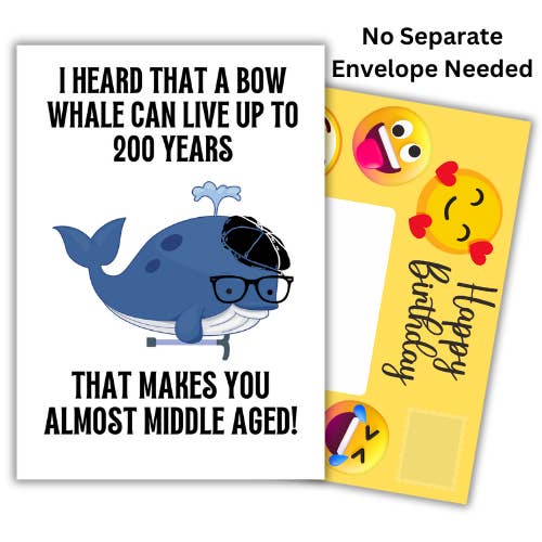 Funny Birthday card - Humour Greetings Card For Friend Or Relative Who Loves A Joke for wholesale by Bare Cards