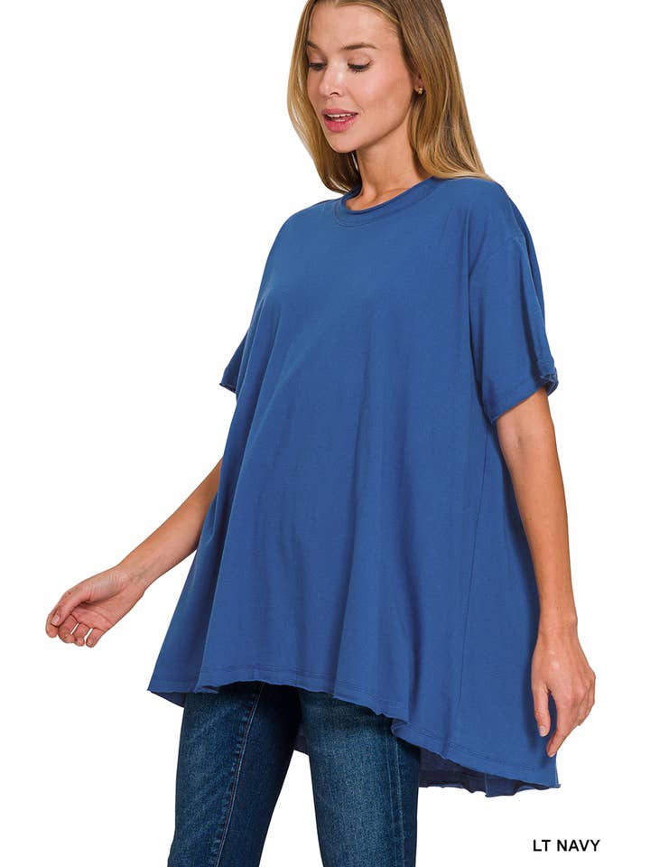 42POPS – wholesale Tunic – Women’s – ".._ Washed Cotton Drop Shoulder Oversized Top10