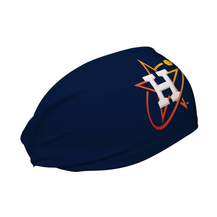 Astros Cooling Headband: City Connect Cap Logo for wholesale by Vertical Athletics