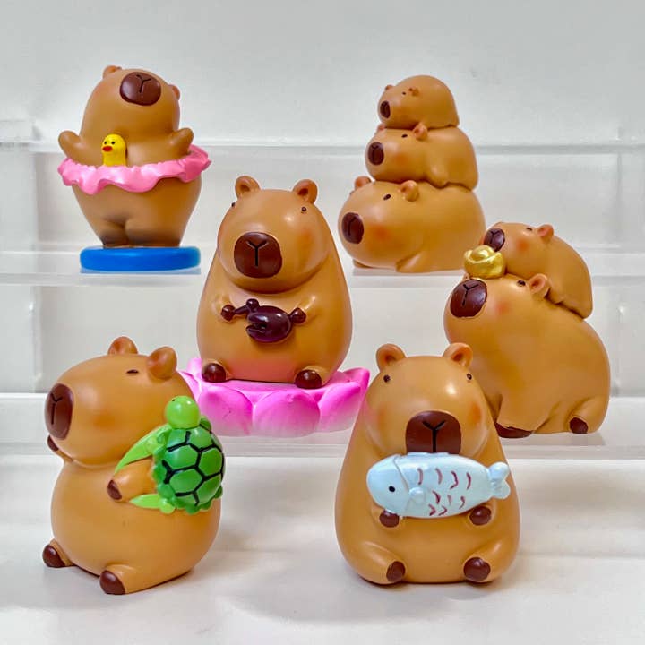 BCmini - Wholesale Decorative Figurine - 71030 Capybara Life Blind Box-611