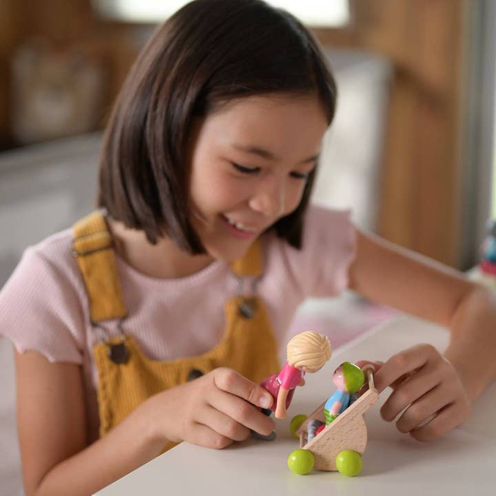 HABA USA - Wholesale Figurine Toy - Kids - Little Friends Mama Melanie and Baby Kilian Dolls4