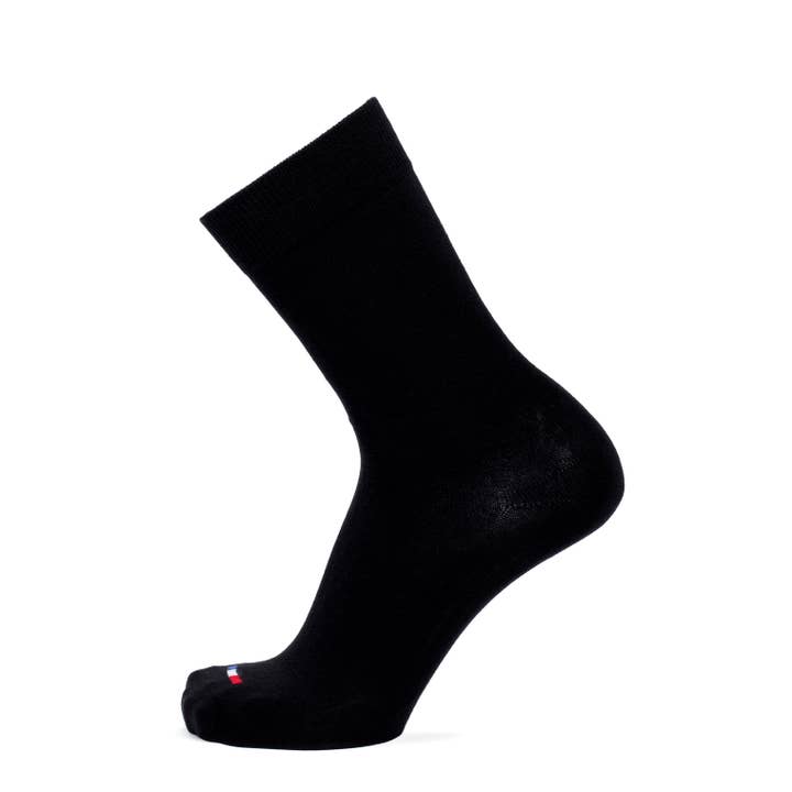 Chaussettes unies noires pour la vente par Maison Broussaud