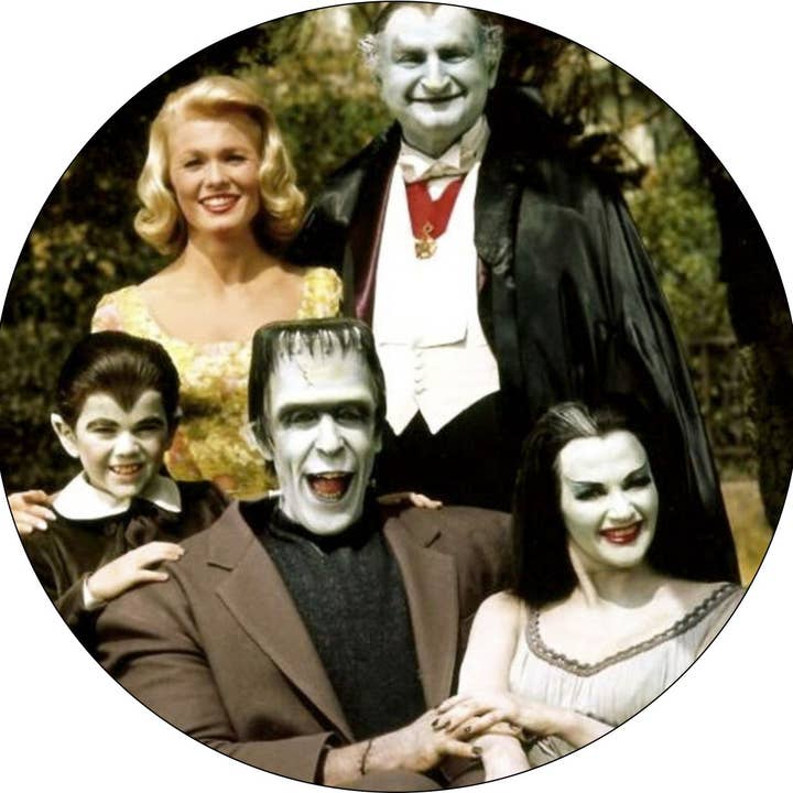 Set Of 4 The munsters coasters for wholesale by BMS BIZ