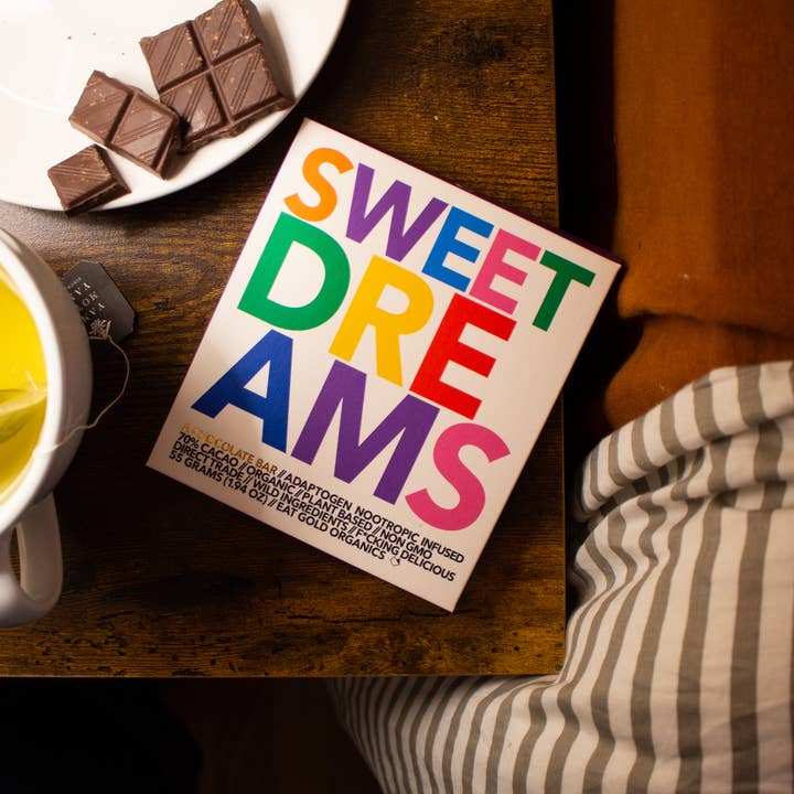 Eat Gold Organics - Wholesale Chocolate Bar - SWEET DREAMS