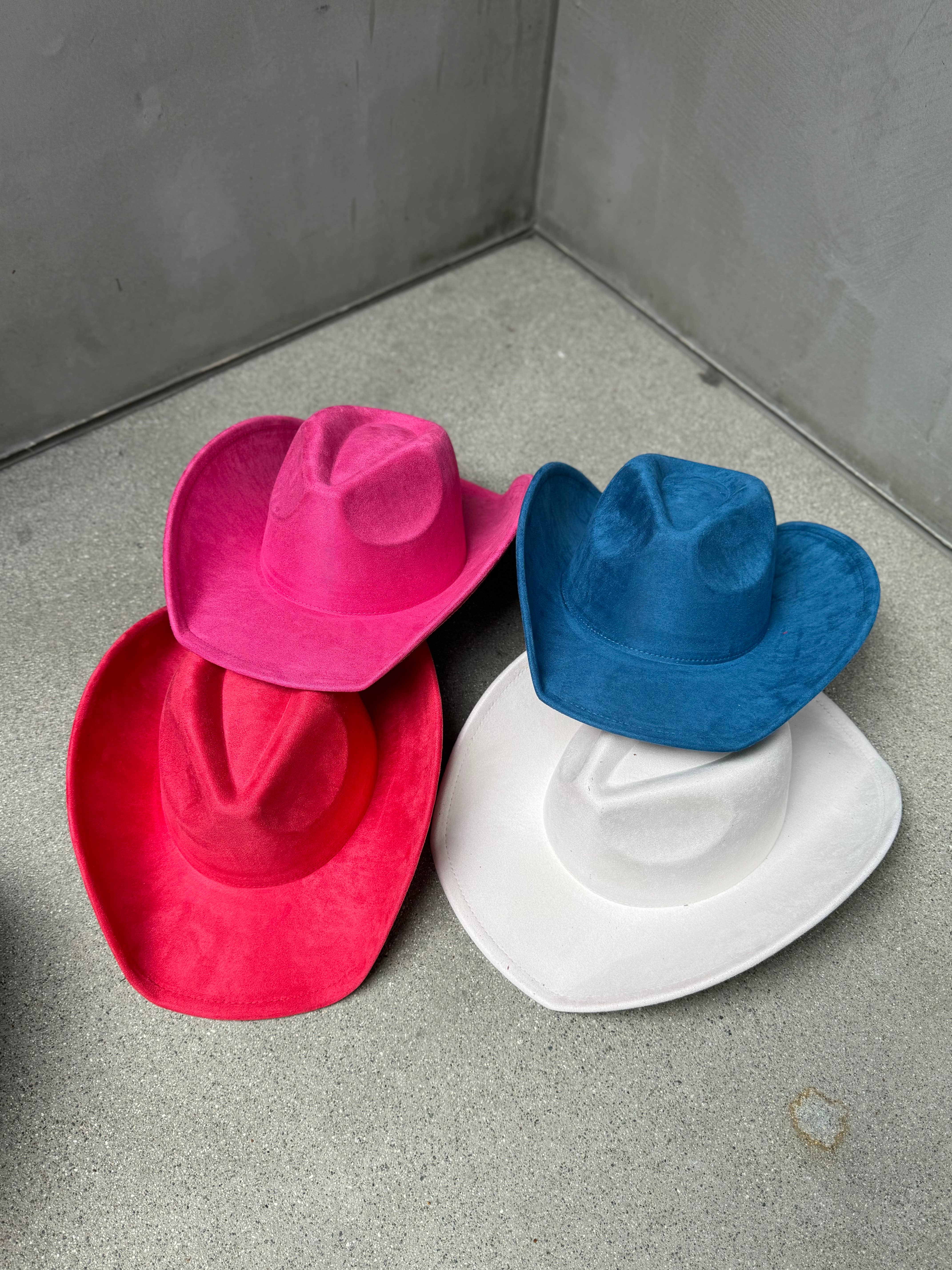 Love and Thyme – wholesale Cowboy Hat – Women’s – Best Seller! VEGAN SUEDE  COWBOY HAT14