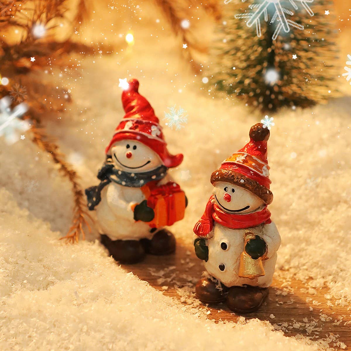 ACCITY - Wholesale Christmas Decoration - Mini Santa Snowman Xmas Desk Ornament Set_CWMM1058110