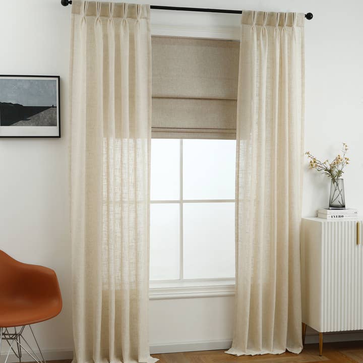 Linen Blended 100% Blackout Roman Shade and other Purchase Wholesale window blinds. Free Returns & Net 60 Terms on Faire trending on Faire.