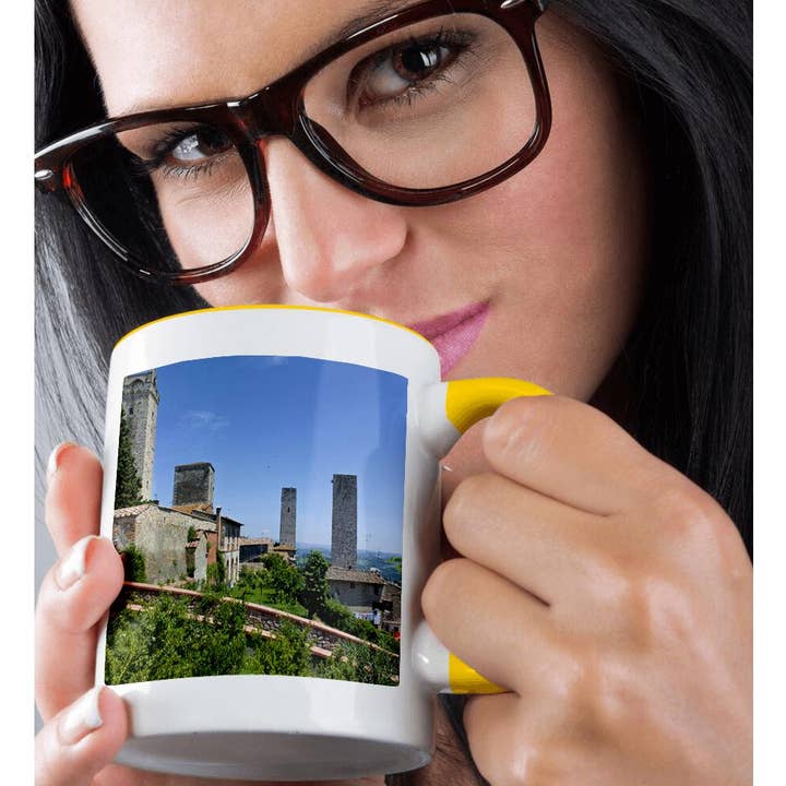 3dRose - Wholesale Coffee Mug - 3dRose, Tower of San Gimignano, Siena, Tuscany, Italy - EU16 NTO0649 - Nico Tondini, Mug1