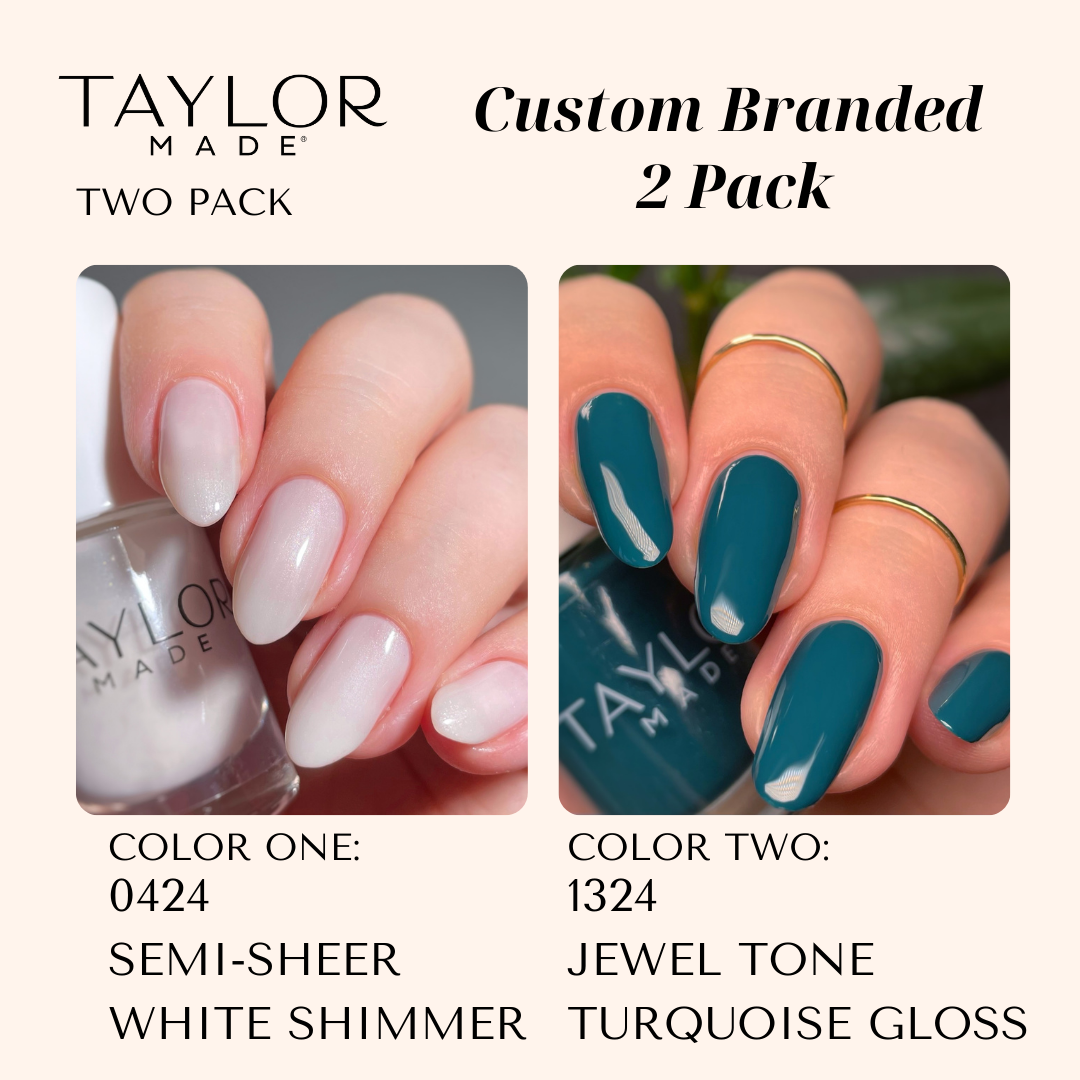 Taylor Made Polish – wholesale Nail polish – Custom Nail Polish: 2 Pack Long-wearing + Vegan + Non-toxic213