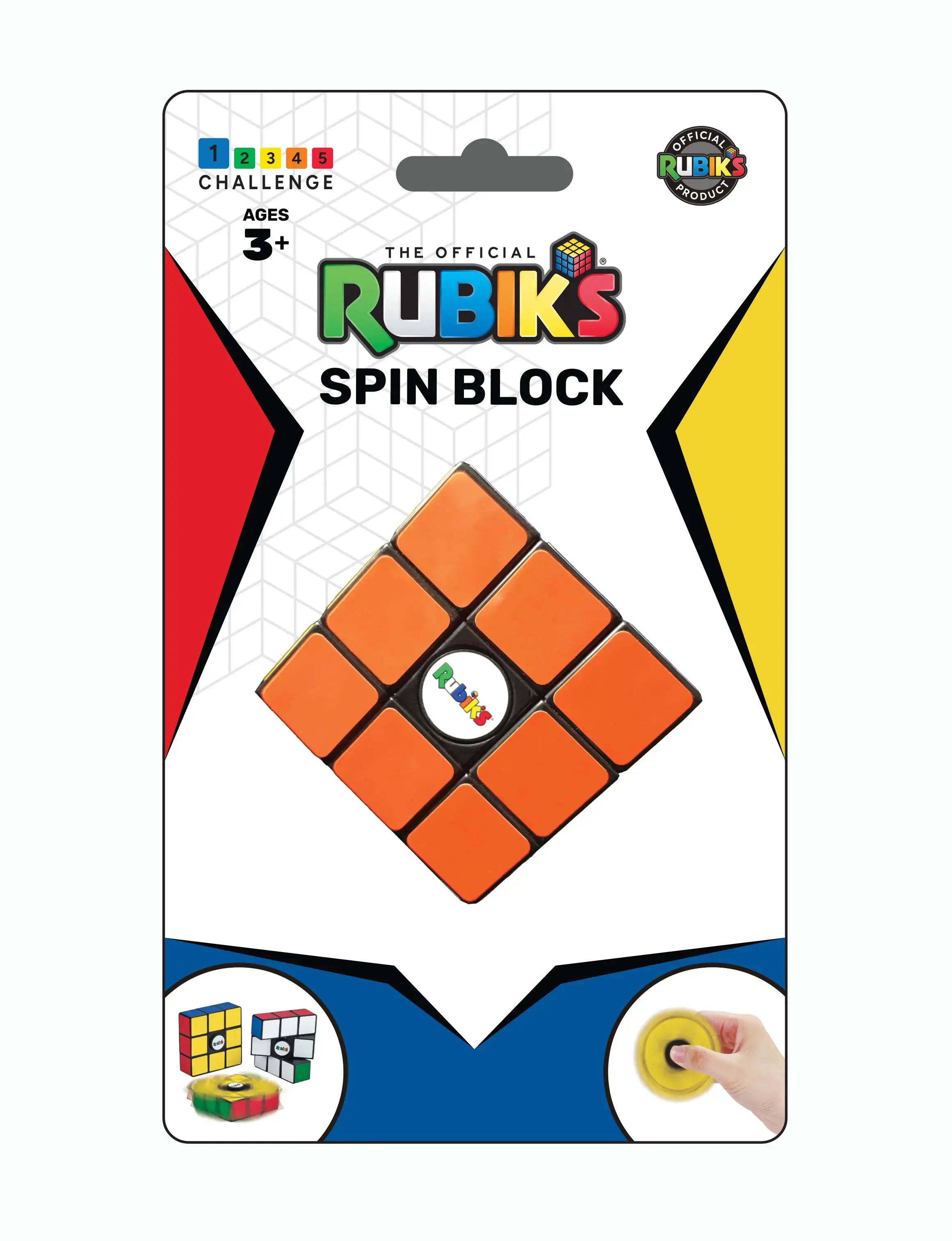 Brand Partners Group – wholesale Puzzle – Child – Rubik's Spin Block - (Clamshell)0