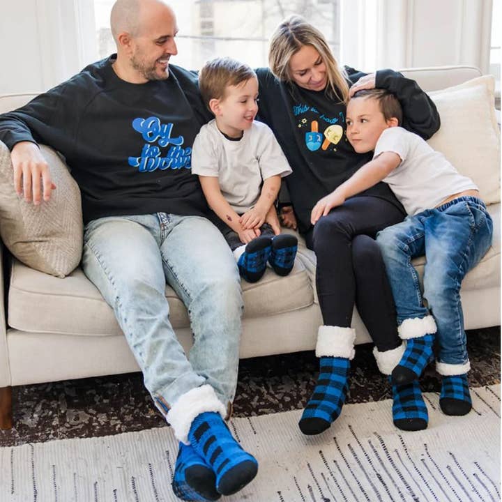 RECYCLED CLASSICS SLIPPER SOCKS - LARGE for wholesale by Pudus