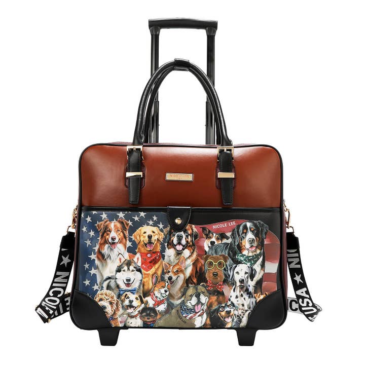 RECHTHOEKIGE ROLLENDE TAS (BESTE GLIMLACH) voor wholesale door Nicole Lee