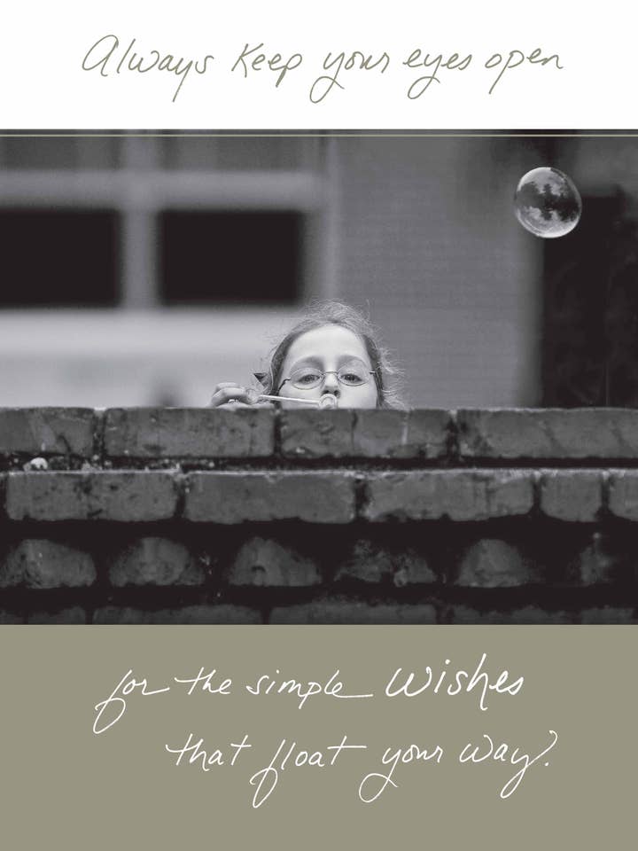 453C: Sempre mantenha os olhos abertos para os desejos simples que flutuam em seu caminho. por atacado de Bonair Daydreams