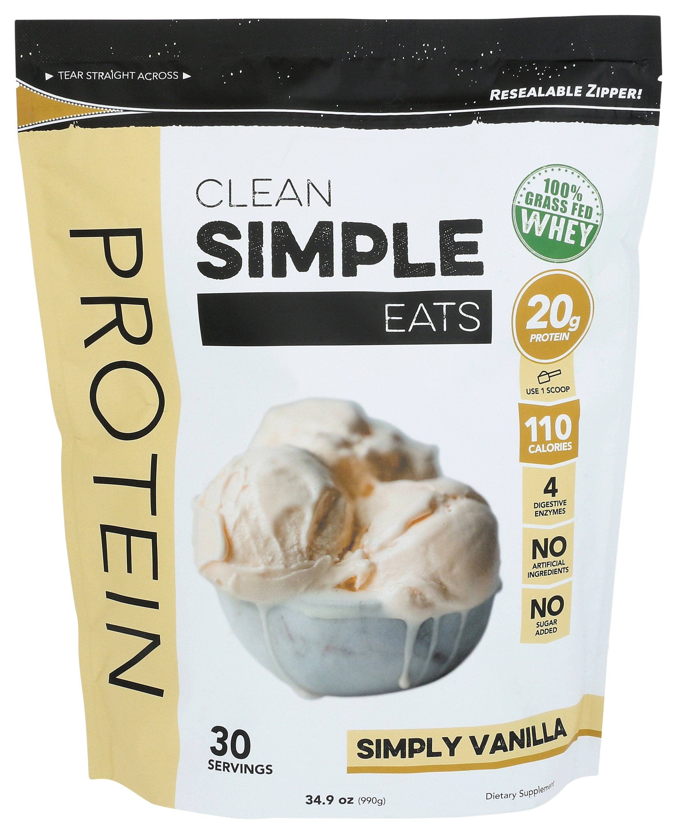 Everyday Supply Co - Wholesale Protein/Superfood Powder - CLEAN SIMPLE EATS PROTEIN POWDER VANILLA