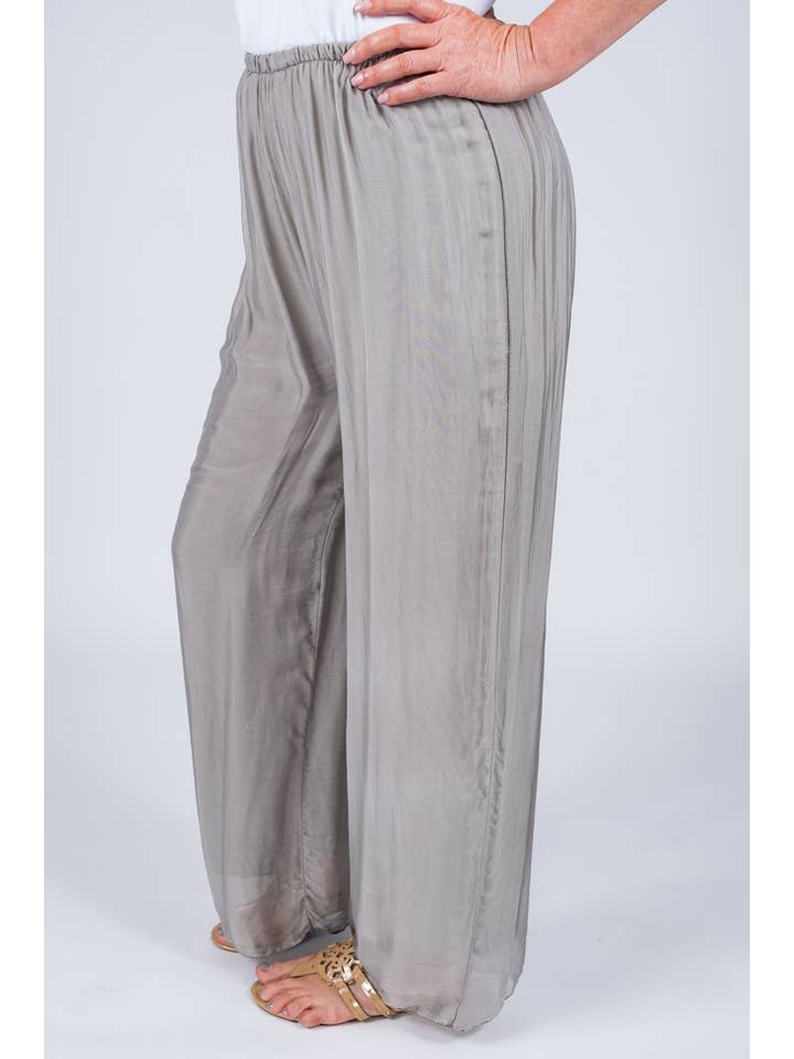 TINA Stephens Italy/Tees By Tina - Wholesale Pants - Women's - Roxy Silk Straight Leg Pant (PL212)11